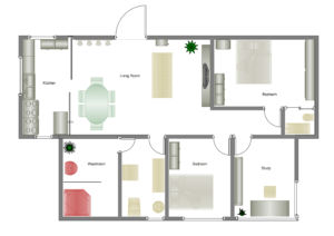 Floor plan to be flipped
