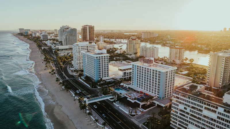 Fort Lauderdale, Florida aerial