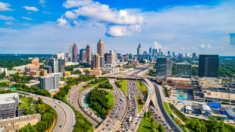 Atlanta, Georgia, downtown skyline